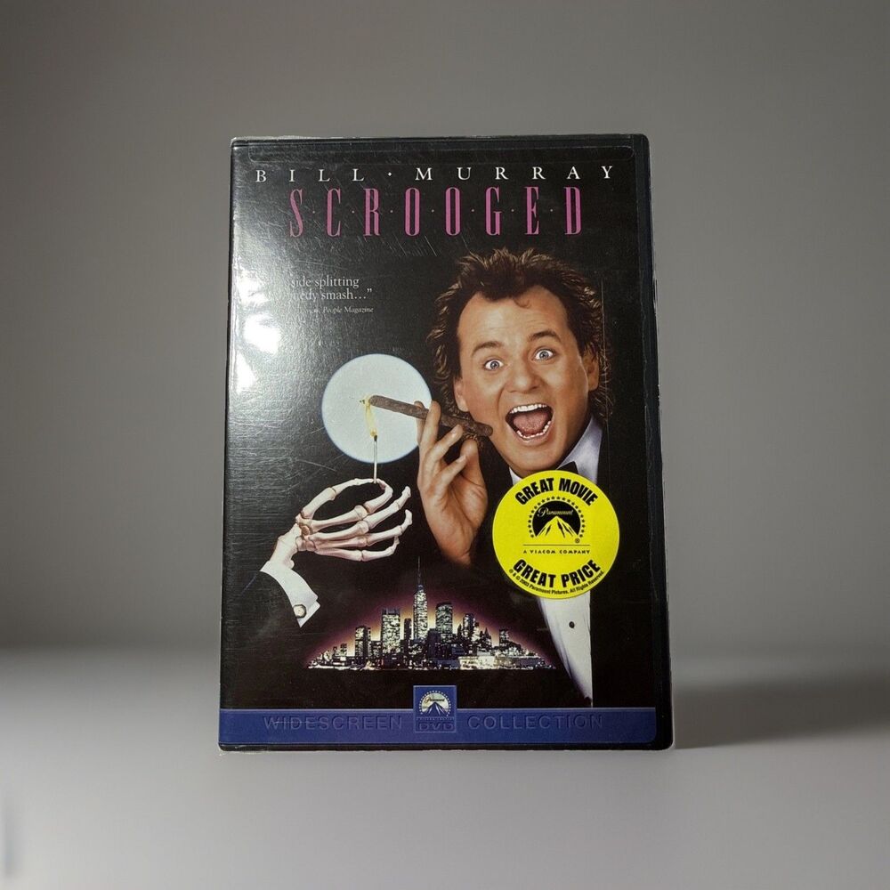 Scrooged (DVD, 1988) New Sealed